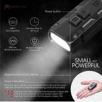 Nitecore Tip Se Mini Torch - 700 Lumens Led - Rechargeable Usb C - Key Ring Torch - Waterproof Ip54 With 4 Modes 26 G [Black]