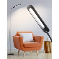 Alongdeng Led Floor Lamp, Dimmable Led Floor Lamps For Reading, Adjustable 3000K-6500K Colors & 5 Brightness Levels Standing Lamp With Adjustable Gooseneck, Floor Lamp For Living Room, Bedroom, Office