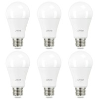 Linkind A19 Led Light Bulb, 100W Equivalent Light Bulbs, 14W 5000K Daylight, 1600 Lumens Non-Dimmable Led Bulb, E26 Standard Base, Energy Efficient Ul Listed, 6-Pack