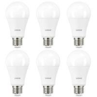 Linkind A19 Led Light Bulb, 100W Equivalent Light Bulbs, 14W 2700K Soft White, 1600 Lumens Non-Dimmable Led Bulb, E26 Standard Base, Energy Efficient Ul Listed, 6-Pack