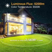 Onforu 70W Flood Lights Outdoor, 6200Lm Super Bright Outdoor Flood Light Fixture, Ip65 Waterproof Led Exterior Flood Lights With 3 Adjustable Heads, 6500K White Led Floodlight For Yard, Garage, Eave