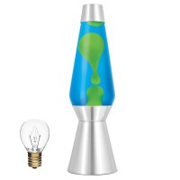 40W Incandescent Lava Lamp Replacement Light Bulb, S11 Shape, E17 Intermediate Base, 360 Lumens, Dimmable, 130V, (6 Pack)