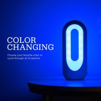 Enbrighten Color Changing Led Lamp Modern Night Dimmable Whites Vibrant Rbg Colors Dorm Essentials Ideal For Home Office