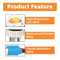 PRODUcT FEATURE1Rated Voltage AcDc 24 Volt Mounting Hole Diameter 8mm cable Length 150mm 600 inch2Product FeaturesWaterproof Rating IP65 Service Life 10000 Hours Body Material chrome Plated Brass3Easy to UseEnergy saving and low maintenance cost Flush mou