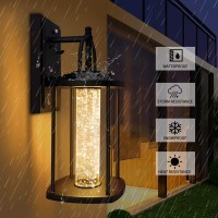 It is a wellmade modern outdoor light It has low energy consumption and high lumens with plenty of warm and welcoming light