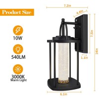 It is a wellmade modern outdoor light It has low energy consumption and high lumens with plenty of warm and welcoming light