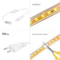 Wall Lamps Wall Lighting Ac 220V Eu Plug Led Light Flexible Lights For Wall 1M 2M 5M 10M 15M 20M Strip Wall Lamp Living Room Hallway Decoration Christmas Energy Saving Wall Lights