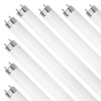 Dysmio Lighting F17T8-Cw 17 Watt T8 Straight Tube, Medium Bi-Pin Base, 4100K - Cool White Pack Of 8