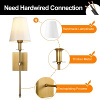 Passica Decor Hardwired Wall Sconces Set Of Two 2 Pack Vintage Wall Light Fixture For Bathroom Vanity Stairway Fireplace Kitchen