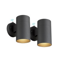 Ken & Ricky Dusk To Dawn Outdoor Wall Lighting, Outside Wall Light Fixtures,Modern Exterior Wall Sconce With Photocell Sensor For Porch Garage Patio Doorway Entryway House -2 Pack