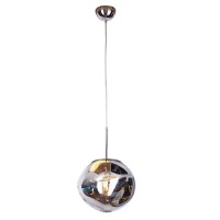 Gild Design House Taslo Modern Acrylic Metal Pendant Light In Silver