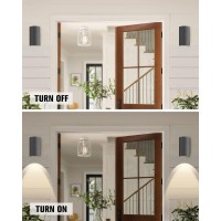 Ken Ricky Outdoor Wall Sconce Exterior Wall Light Fixtures Cylinder Outside Lights For House Porch Garage Patio Doorway Entr