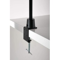 Alco Deskwork Place Light With Table Clamp Black Dimmable In 3 Levels On And Off Switch 56 Leds Plastic 10 Watts Approx