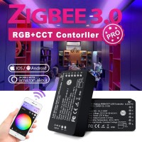 Gledopto Zigbee 3.0 Pro Series Controller For Led Stripe Rgb + Cct Wrgbww For 12V Or 24V Compatibel With Philips Hue*, Alexa Echo Plus, Smartthings