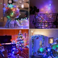 Led Fairy Lights Battery Operated Outdoor 2 Pack 33Ft Led String Lights With Remote Multi Color Fairy Lights Twinkle Firefly Li