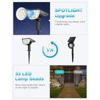 Liblins Solar Lights Outdoor 6 Pack3 Modes 2In1 Solar Spot Lights Outdoor Ip67 Waterproof Landscape Lighting Outdoor Sola