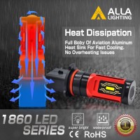 Alla Lighting PG185d3 base 12278 PSX26W LED fog lightsDRL bulbs replacement of the halogenincandescent fog lights DRL daytime running lights back up reverse light6000k xenon whiteHere is 12278 PSX26W LED fog lights bulbs specificationLED Chip Type high qu