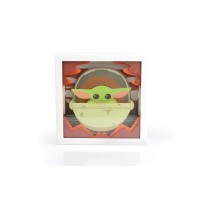 Star Wars The Mandalorian The Child 3D Mini Shadow Light Box 6 X 6 Inches