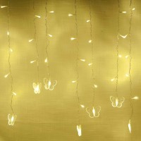 Butterfly Curtain Fairy Lights Usb Plug In8 Modes 120 Led 197Ft Firefly Twinkle Timer String Lights With Remote Waterproof Co