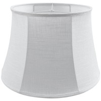 Tootoo Star White Large Drum Lamp Shade For Chandeliers Floor Light And Table Lamp, 12X16X11