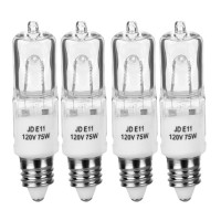 Dimension Quality4 Pack Voltage120V Watt75 watt SocketE11 Base Length52mm2041in Diameter13mm051in Light temperature2700K Beam AngleA360A Are you difficult to find out the JD E11 mini candelabra bulbs replacement bulbs for old ceiling fan These are good ch