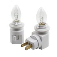 Plug In Night Light Twdrtdd Adjustable E12 Base Socket Night Light With Onoff Switch For Making Decorative Night Lights White