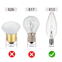 Haraqi 10 Pack 60W 120V Candelabra Base B10 Ctc Clear Decorative Light Bulbs,Transparent Candle Light Bulbs For Chandeliers, Ceiling Fan Lights, Pendants, Fireplace