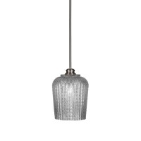 Cordova Stem Hung Pendant In Brushed Nickel Finish With 9