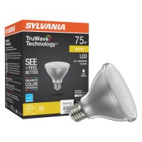 Sylvania Led Truwave Natural Series Par30 Light Bulb, 75W Equivalent, Efficient 9W, Medium Base, Dimmable, 3000K, White - 1 Pack (40914)[Packing And Description May Vary]