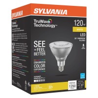 Sylvania Led Truwave Natural Series Par38 Light Bulb, 120W Equivalent Efficient 14W, Medium Base, Dimmable, 3000K, White - 1 Pack (40903)