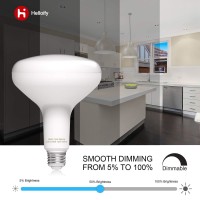 Helloify Dimmable Br40 Led Flood Light Bulb 12W, 75W Equivalent, 2700K Soft White Light, Energy Saving Lamp For Office/Home, E26 Screw Base, 6Pcs