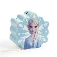 Disney Frozen 2 Elsa Figural Snowflake Ceramic Table Lamp