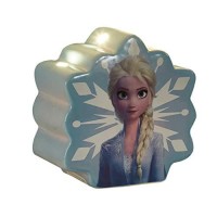 Disney Frozen 2 Elsa Figural Snowflake Ceramic Table Lamp