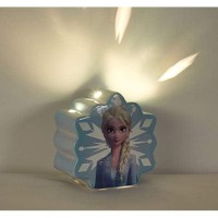 Disney Frozen 2 Elsa Figural Snowflake Ceramic Table Lamp