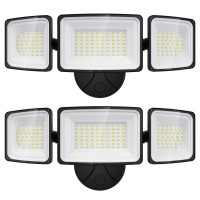 Onforu 100W Flood Lights Outdoor 2 Packs Outdoor Security Lights 9000Lm 6500K Led Outdoor Flood Light Fixture 3 Adjustable He