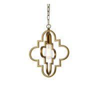 Sandara 1 Light Pendant In Brass