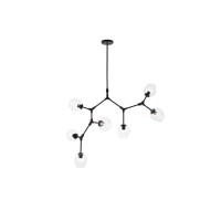 Cavoli 7 Lights Black Chandelier