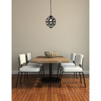 Levante 1 Light Pendant In Black