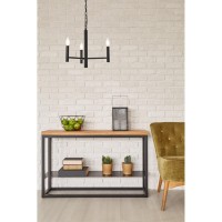 Carmella 3 Lights Pendant In Black