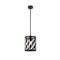 Levante 1 Light Pendant In Black