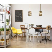 Levante 1 Light Pendant In Brass