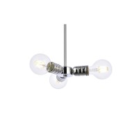 Reyes 3 Lights Chrome Pendant