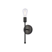 Keely 1 Light Black Wall Sconce