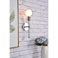 Keely 1 Light Chrome Wall Sconce