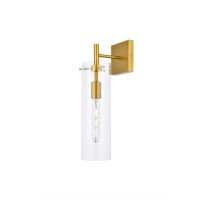 Savant 1 Light Brass Wall Sconce