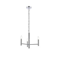 Carmella 3 Lights Pendant In Chrome