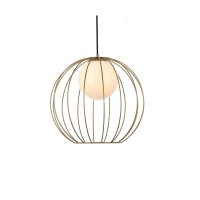 Wetzel 1 Light Brass Pendant