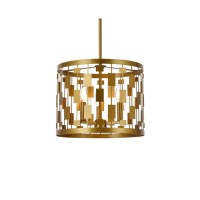 Levante 3 Lights Pendant In Brass