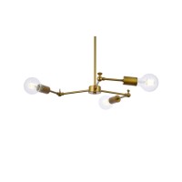 Furlong 3 Lights Brass Pendant