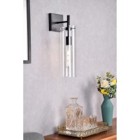 Savant 1 Light Black Wall Sconce